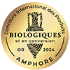 Médaille d'Or Concours international des Vins biologiques 2024